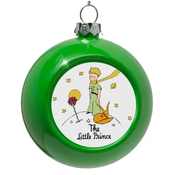 The Little prince classic, Green Christmas tree ornament bauble 8cm