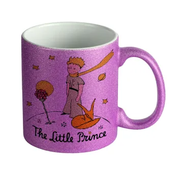 The Little prince classic, Κούπα Μωβ Glitter που γυαλίζει, κεραμική, 330ml