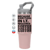 Pink color, 890ml (30oz) stainless Steel Tumbler with Handle