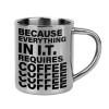 Mug Stainless steel double wall 300ml