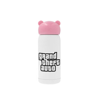 GTA (grand theft auto), Ροζ ανοξείδωτο παγούρι θερμό (Stainless steel), 320ml
