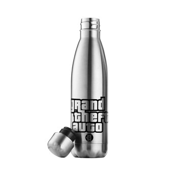 GTA (grand theft auto), Inox (Stainless steel) double-walled metal mug, 500ml