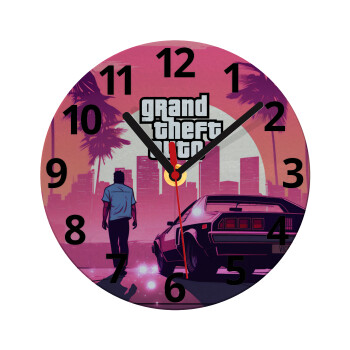 GTA (grand theft auto), Ρολόι τοίχου γυάλινο (20cm)