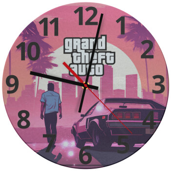 GTA (grand theft auto), Ρολόι τοίχου γυάλινο (30cm)