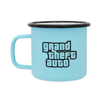 GTA (grand theft auto), Κούπα Μεταλλική εμαγιέ ΜΑΤ σιέλ 360ml