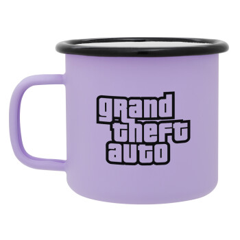 GTA (grand theft auto), Κούπα Μεταλλική εμαγιέ ΜΑΤ Light Pastel Purple 360ml