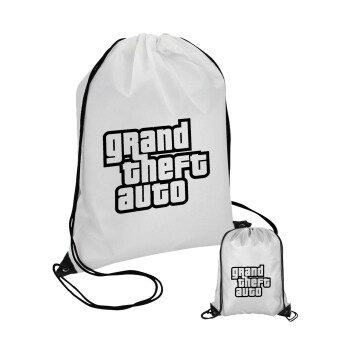 GTA (grand theft auto), Τσάντα πουγκί με μαύρα κορδόνια (1 τεμάχιο)