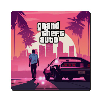 GTA (grand theft auto), Τετράγωνο μαγνητάκι ξύλινο 6x6cm