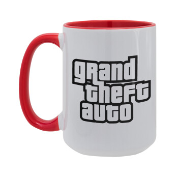 GTA (grand theft auto), Κούπα Mega 15oz, κεραμική Κόκκινη, 450ml