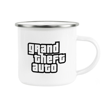 GTA (grand theft auto), Κούπα Μεταλλική εμαγιέ λευκη 360ml