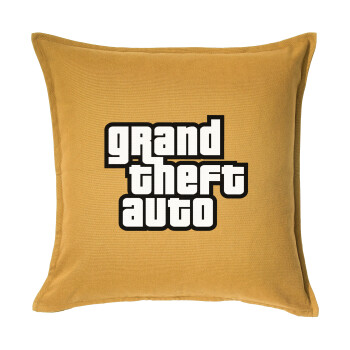 GTA (grand theft auto), Sofa cushion YELLOW 50x50cm includes filling