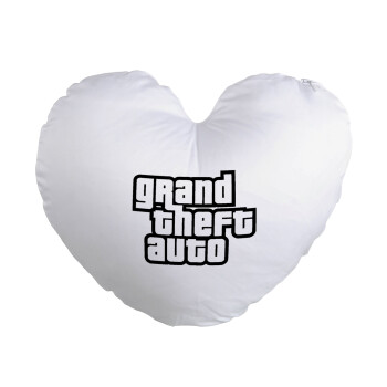 GTA (grand theft auto), Μαξιλάρι καναπέ καρδιά 40x40cm περιέχεται το  γέμισμα