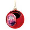 Christmas tree ball Red 8cm