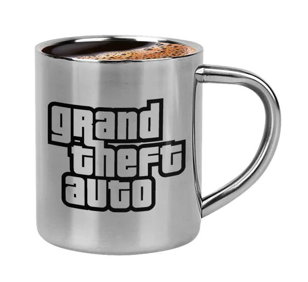 GTA (grand theft auto) — Κουπάκι μεταλλικό διπλού τοιχώματος για espresso (220ml)