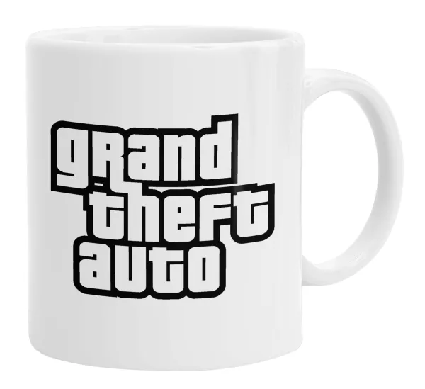 GTA (grand theft auto) — Κούπα, κεραμική, 330ml