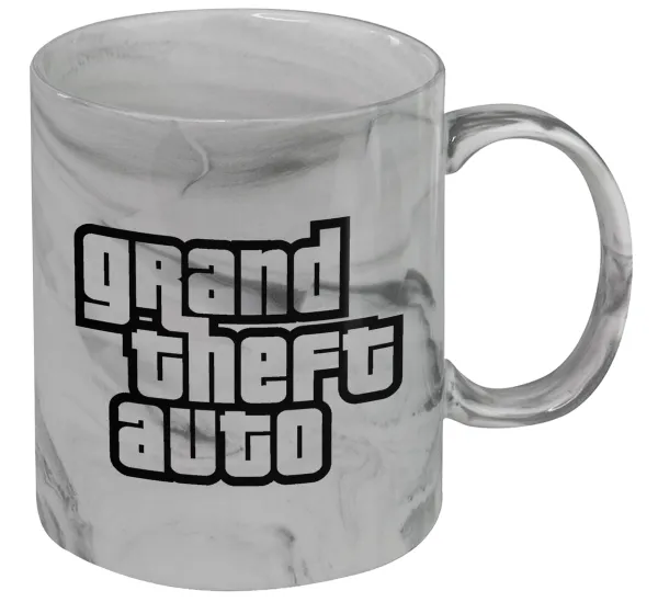 GTA (grand theft auto) — Mug ceramic marble style, 330ml