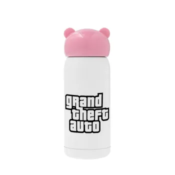 GTA (grand theft auto), Ροζ ανοξείδωτο παγούρι θερμό (Stainless steel), 320ml