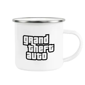 GTA (grand theft auto), Metallic enamel cup white 360ml