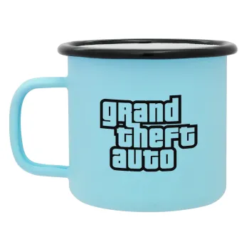 GTA (grand theft auto), Κούπα Μεταλλική εμαγιέ ΜΑΤ σιέλ 360ml