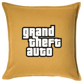 GTA (grand theft auto), Sofa cushion YELLOW 50x50cm includes filling