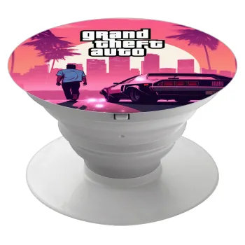 GTA (grand theft auto), Phone Holders Stand  White Hand-held Mobile Phone Holder