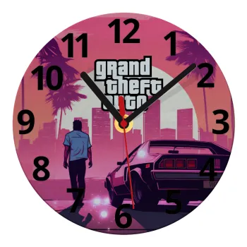 GTA (grand theft auto), Ρολόι τοίχου γυάλινο (20cm)