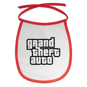 GTA (grand theft auto), Σαλιάρα μωρού αλέκιαστη με κορδόνι Κόκκινη