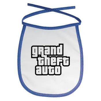 GTA (grand theft auto), Σαλιάρα μωρού αλέκιαστη με κορδόνι Μπλε