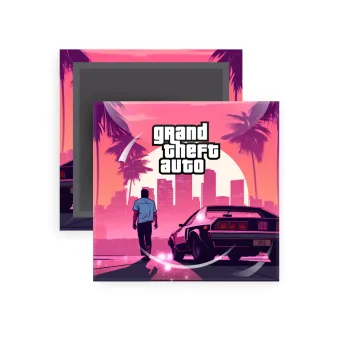 GTA (grand theft auto), Μαγνητάκι ψυγείου τετράγωνο διάστασης 5x5cm