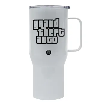 GTA (grand theft auto), Mega Stainless steel Tumbler with lid, double wall 750L