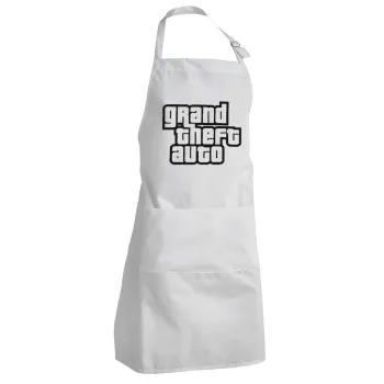 GTA (grand theft auto), Adult Chef Apron (with sliders and 2 pockets)