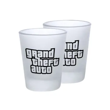 GTA (grand theft auto), Σφηνοπότηρα γυάλινα 45ml του πάγου (2 τεμάχια)