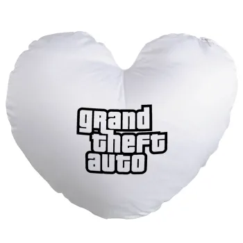 GTA (grand theft auto), Μαξιλάρι καναπέ καρδιά 40x40cm περιέχεται το  γέμισμα