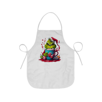 Giggling Grinchy Galore, Chef Apron Short Full Length Adult (63x75cm)