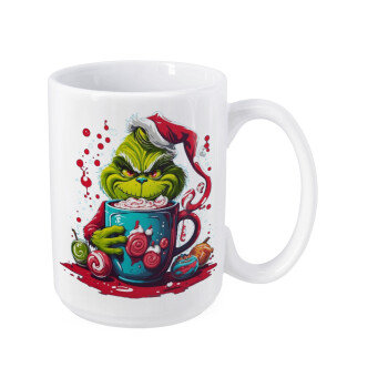 Giggling Grinchy Galore, Κούπα Mega, κεραμική, 450ml