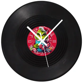 Giggling Grinchy Galore, Ρολόι τοίχου Βινύλιο (30cm)