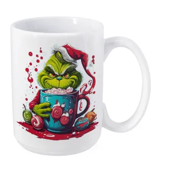 Giggling Grinchy Galore, Κούπα Mega, κεραμική, 450ml