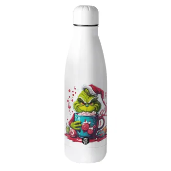 Giggling Grinchy Galore, Metal mug thermos (Stainless steel), 500ml