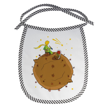 The Little prince planet, Σαλιάρα μωρού αλέκιαστη με κορδόνι Μαύρη