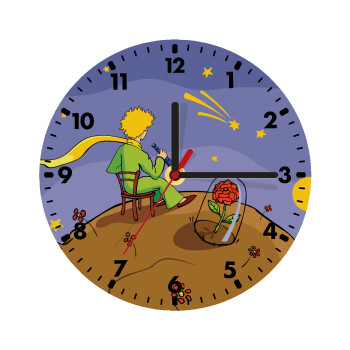 The Little prince planet, Wooden wall clock (20cm)