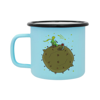 Ο μικρός πρίγκιπας planet, Κούπα Μεταλλική εμαγιέ ΜΑΤ σιέλ 360ml