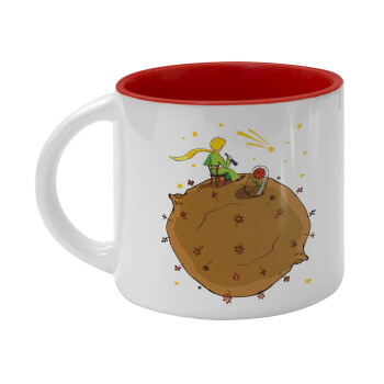 The Little prince planet, Κούπα κεραμική 400ml Λευκή/Κόκκινη