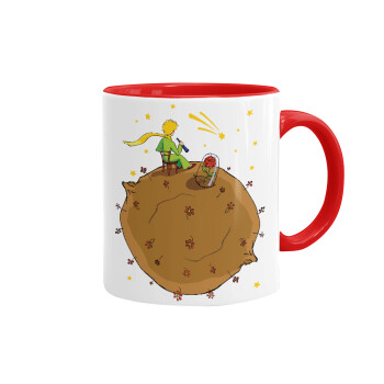 The Little prince planet, Mug colored red, ceramic, 330ml