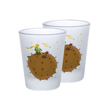 The Little prince planet, Σφηνοπότηρα γυάλινα 45ml του πάγου (2 τεμάχια)