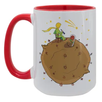 The Little prince planet, Κούπα Mega 15oz, κεραμική Κόκκινη, 450ml