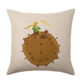 The Little prince planet, Μαξιλάρι καναπέ ΛΙΝΟ 40x40cm περιέχεται το  γέμισμα