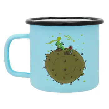 Ο μικρός πρίγκιπας planet, Κούπα Μεταλλική εμαγιέ ΜΑΤ σιέλ 360ml