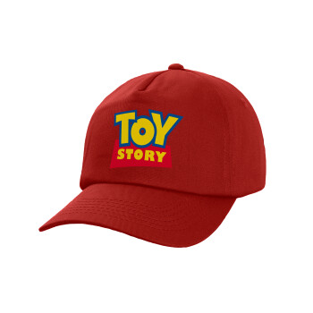 Woody cowboy, Καπέλο παιδικό Baseball, 100% Βαμβακερό,  Κόκκινο