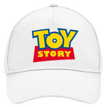 Woody cowboy, Adult Baseball Cap, Drill, White (100% COTTON, ADULT, UNISEX, ONE SIZE)