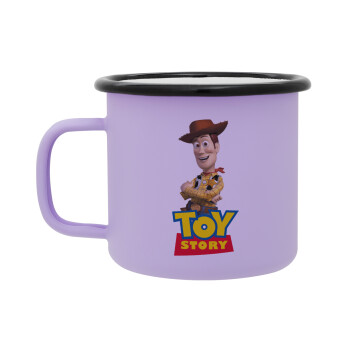 Woody cowboy, Κούπα Μεταλλική εμαγιέ ΜΑΤ Light Pastel Purple 360ml